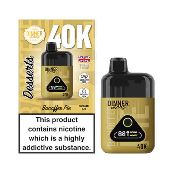 Dinner Lady Desserts 40000 Puff Disposable 5%