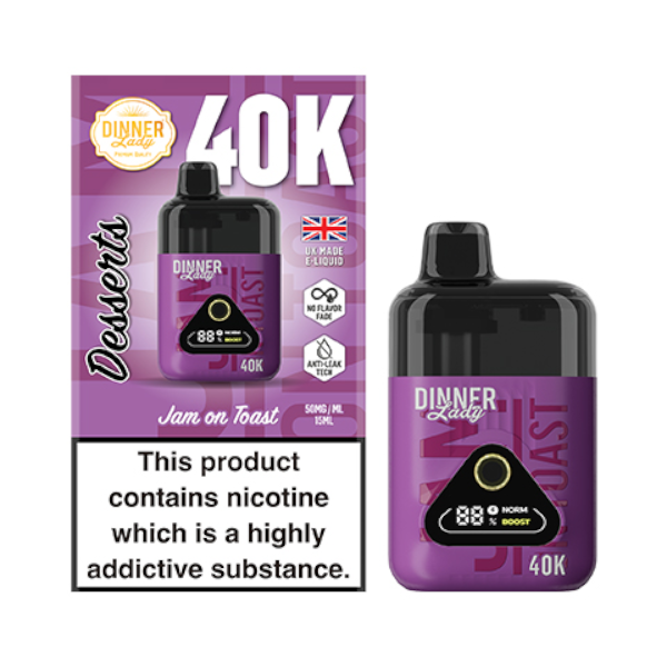 Dinner Lady Desserts 40000 Puff Disposable 5%