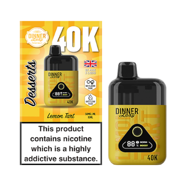 Dinner Lady Desserts 40000 Puff Disposable 5%