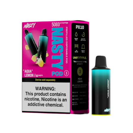 Nasty PX10 Range 5000 Puff Disposable Flavour Pod Only 5%