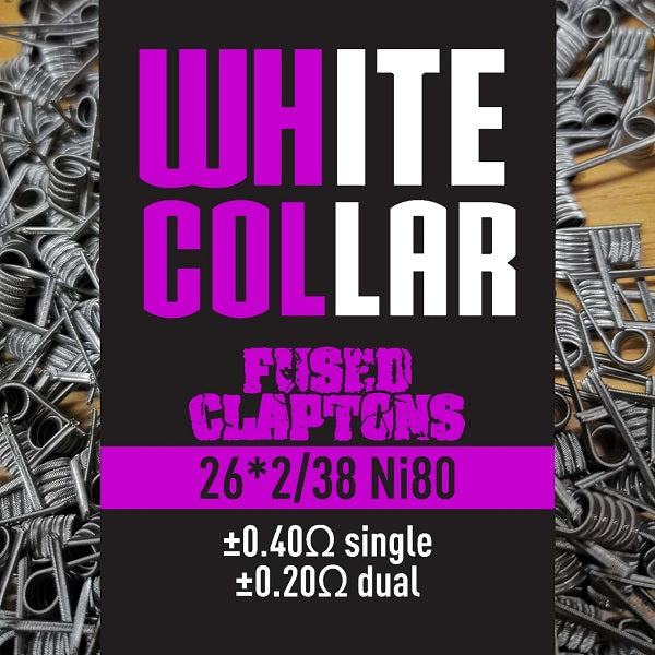 White Collar 0.2 Ohm Fused Clapton Coils